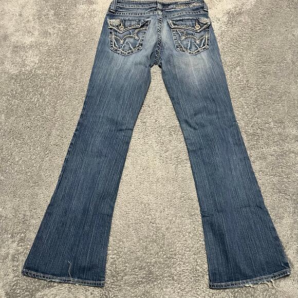 Big Star Maddie Boot Low Rise Jeans Womens 29L (31x31) Blue Western Long - Picture 4 of 11